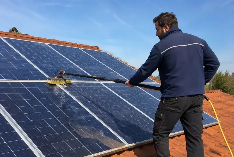 Nettoyage et entretien de panneaux solaires à Queyrac
